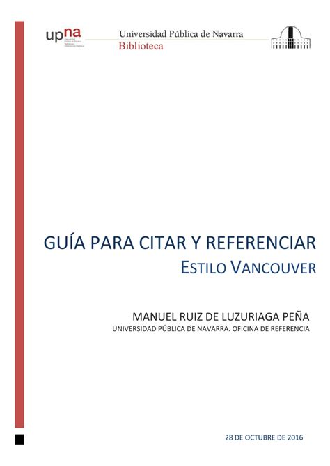 referencias en vancouver online|Citar Publicaciones Académicas con Normas Vancouver。